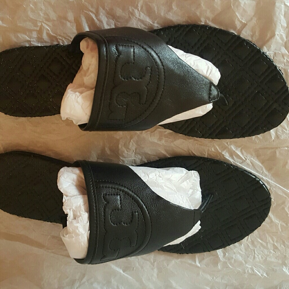 Tory burch fleming flats thong