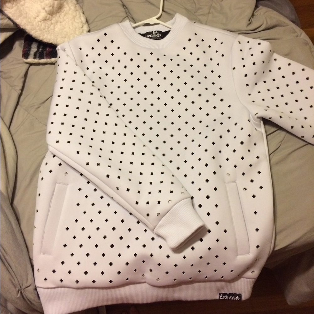 Pink dolphin crew neck