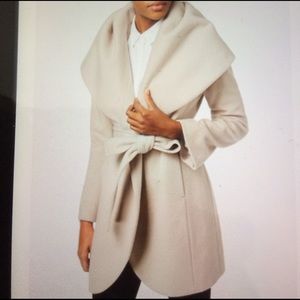 Wool blend coat