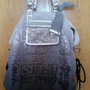 Silver Coach Poppy purse