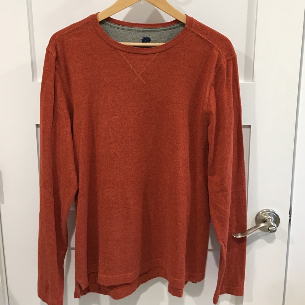 Orange mans long sleeve