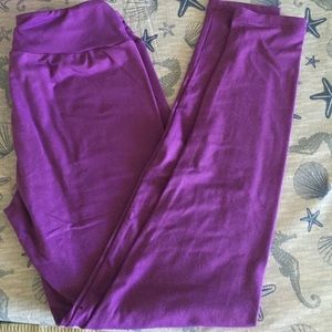 Lavender/purple OS leggings