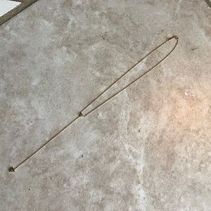 Zoe Chico lariat necklace 14K gold