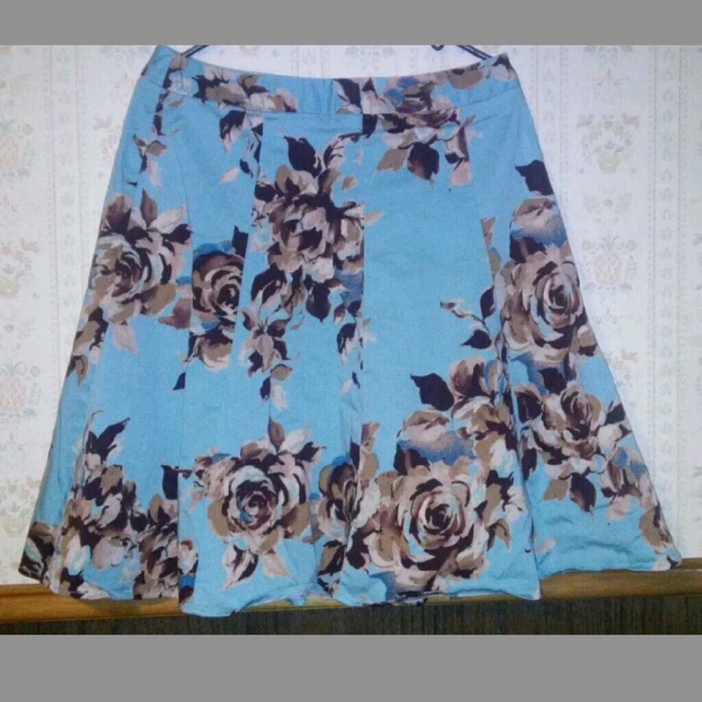 George Sz 10 Floral A line skirt
