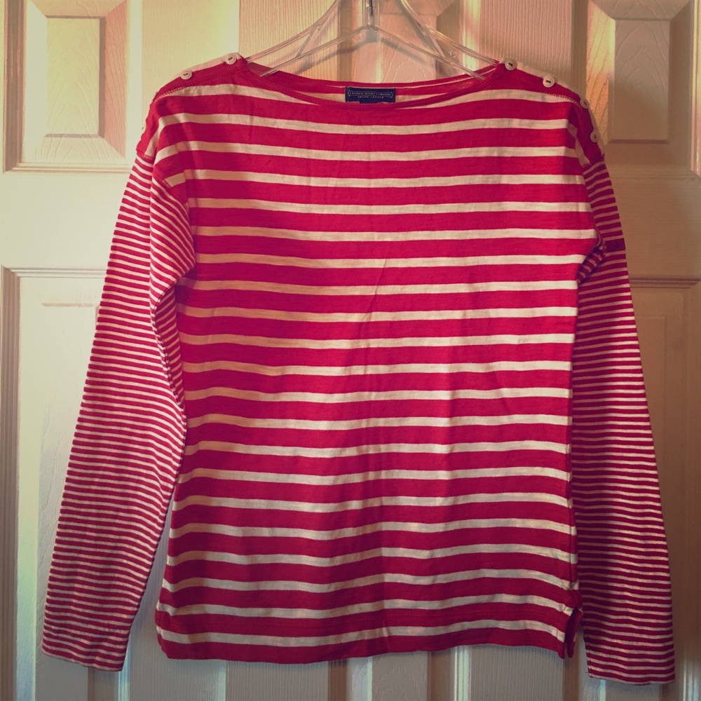 Ralph Lauren stripped boat neck top