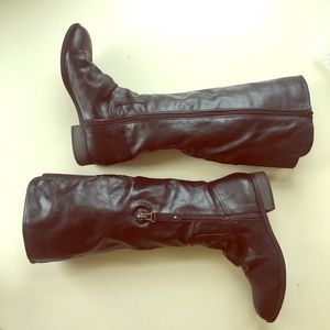 ONE DAY SALE! Black double zippered combat boots
