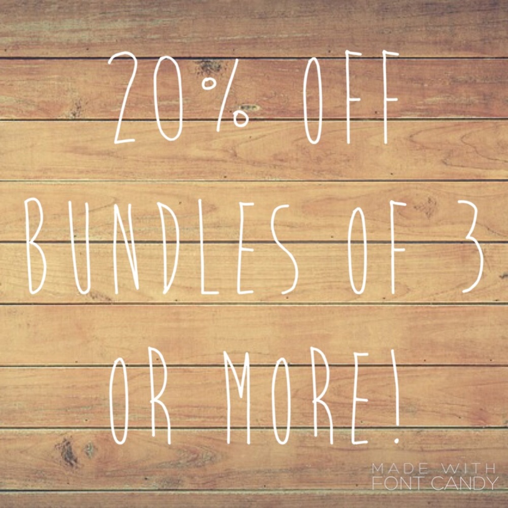 Amazing Discounts When You Bundle!