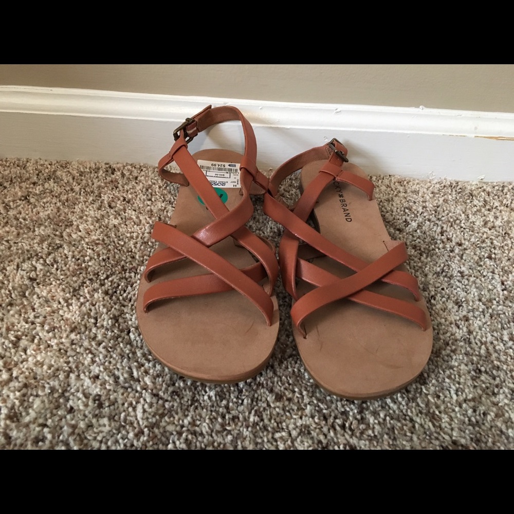 Beige sandals