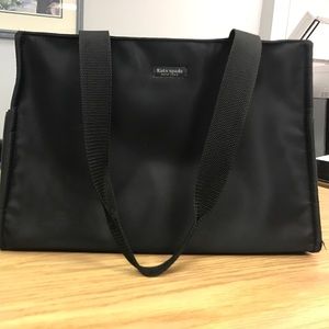 Oversized black Kate Spade purse