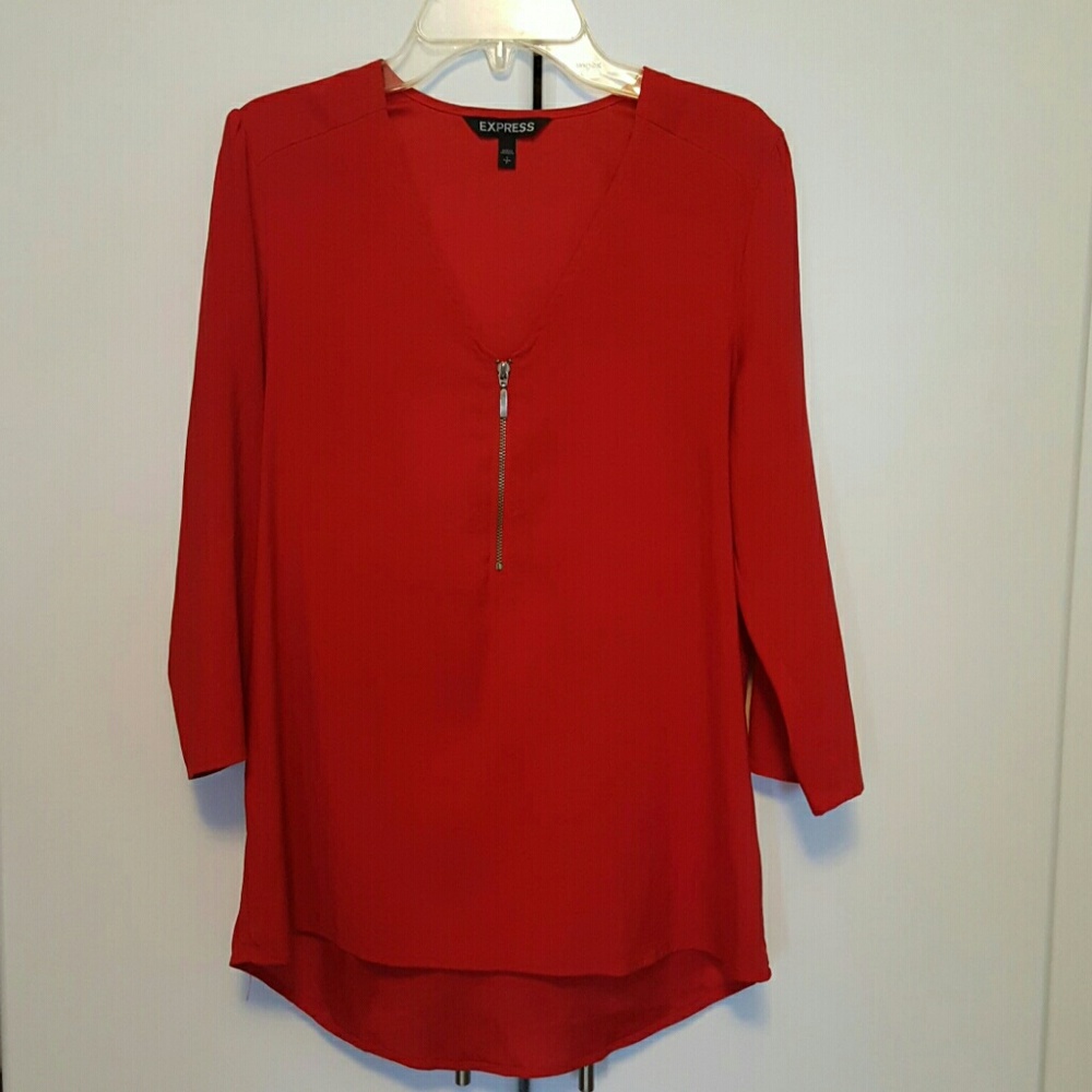 Express 3/4 vibrant red