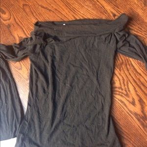 Slightly off the shoulder cotton tee