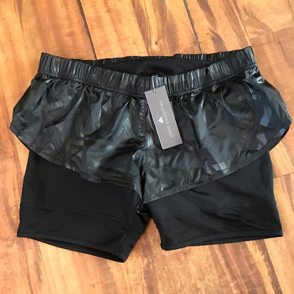 Adidas Stella McCartney Run Shorts Black Large