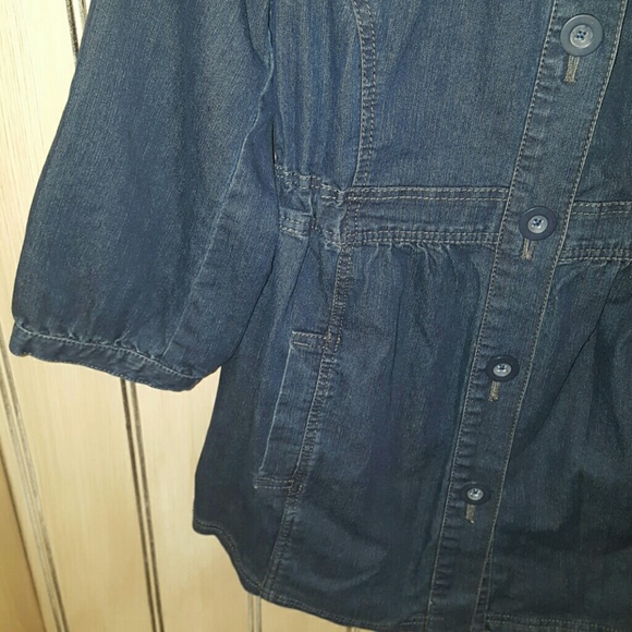 Maternity Denim Jacket - Picture 2 of 4