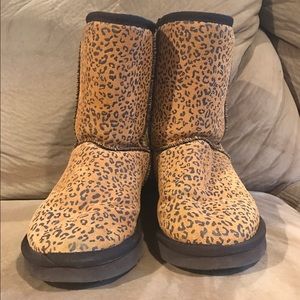 UGG cheetah print boots