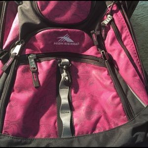 High Sierra Backpack w/padded laptop section.