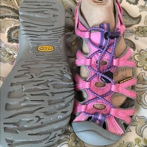 Keen Whisper sandals.  Color: Wild Orchid Size: 5