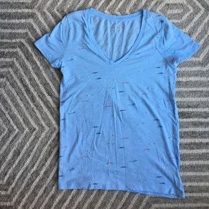 Merona Tee in swimmers print