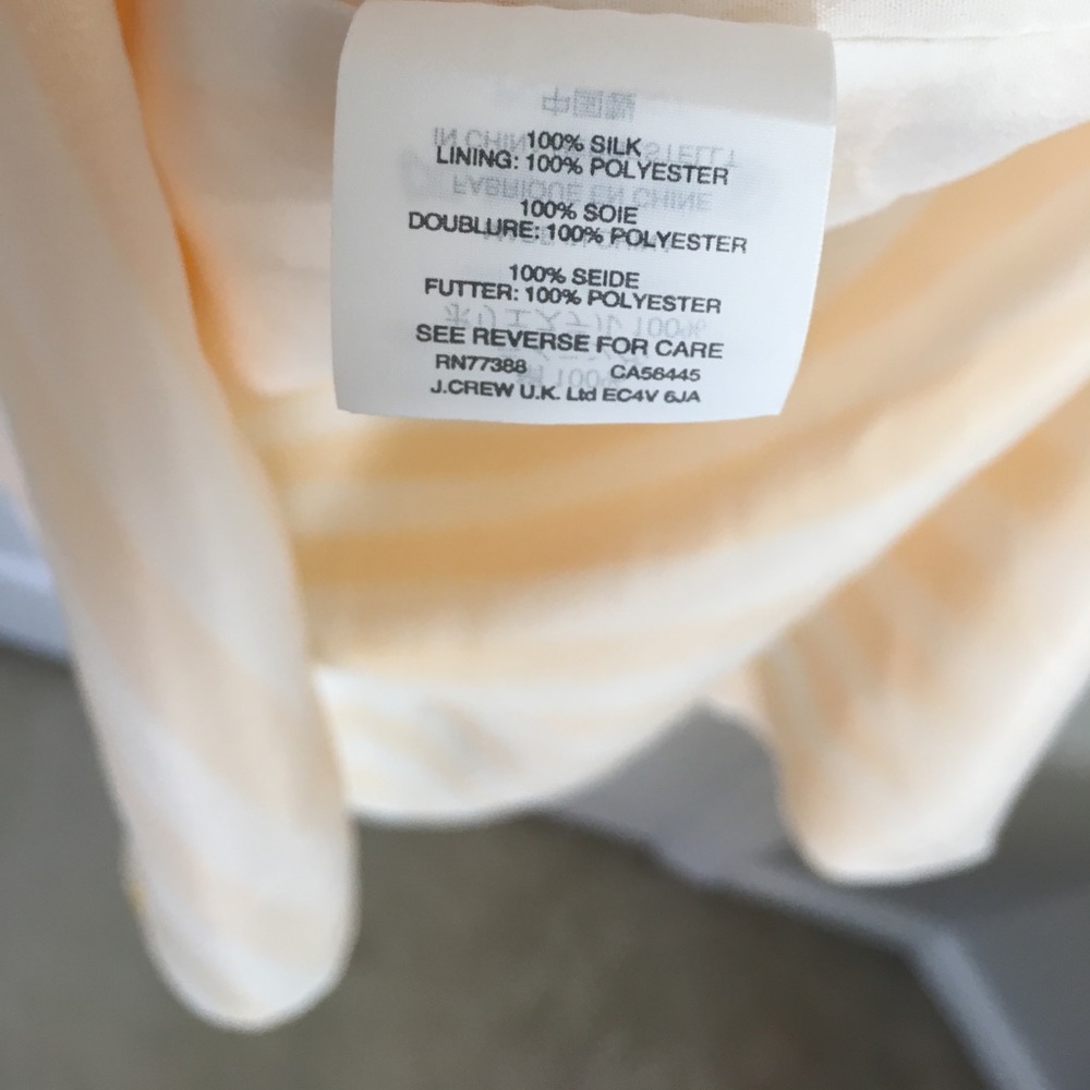 NWOT 🏵 JCrew Silk Carrie Dress sunshine yellow - Picture 5 of 8
