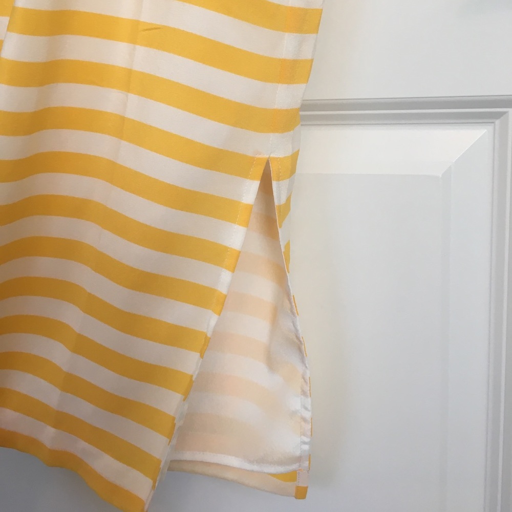 NWOT 🏵 JCrew Silk Carrie Dress sunshine yellow - Picture 6 of 8