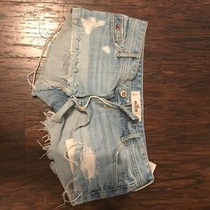 Hollister size 5 cut off shorts