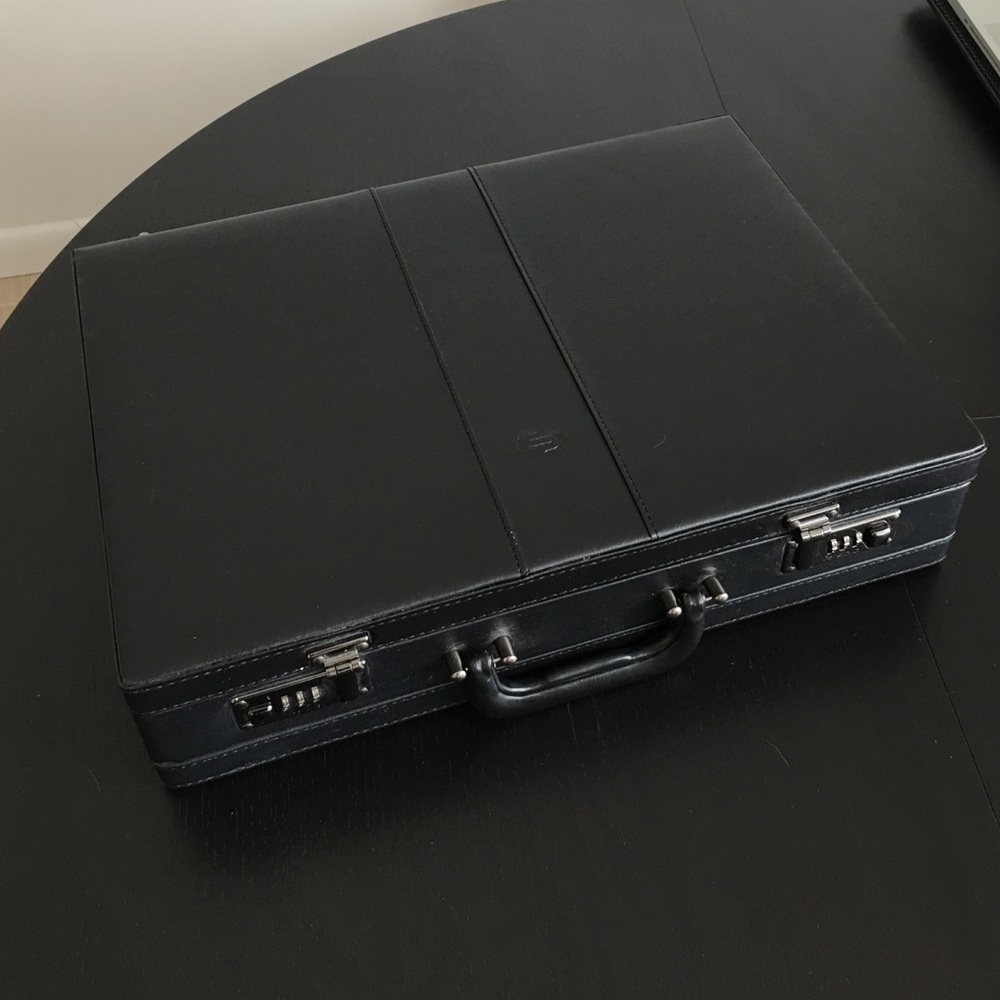 Expanding Solo Premium Attaché W/ dual combo locks