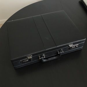 Expanding Solo Premium Attaché W/ dual combo locks