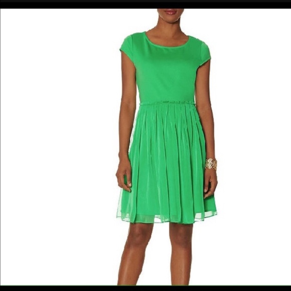 Green Dress - The Limited