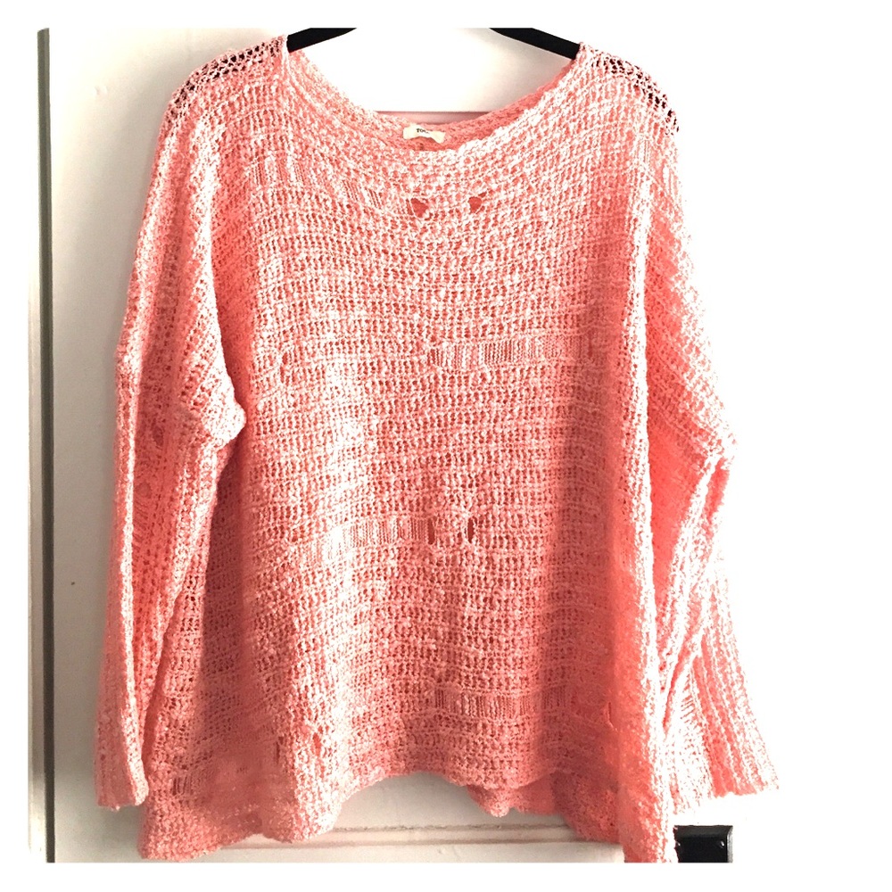 Tobi S/M "holey" sweater