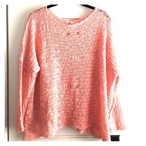 Tobi S/M "holey" sweater