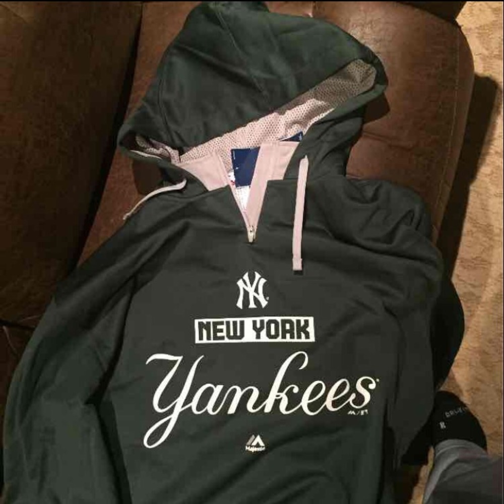NEW Yankees Green quarterzip limited edition hoody