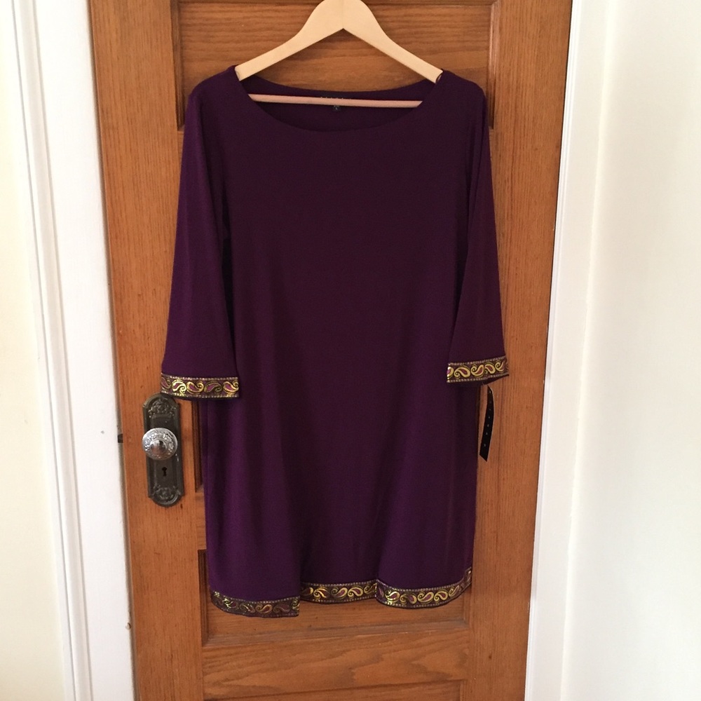 Tiana B embellished shift dress