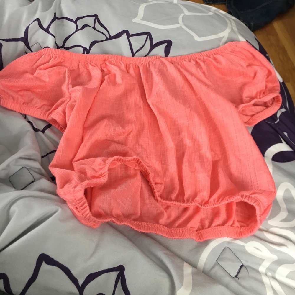 Coral crop top