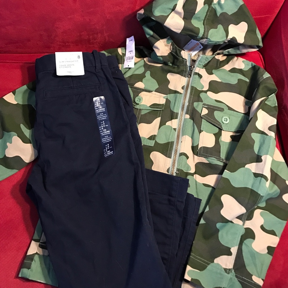 8y boy pants/jacket set