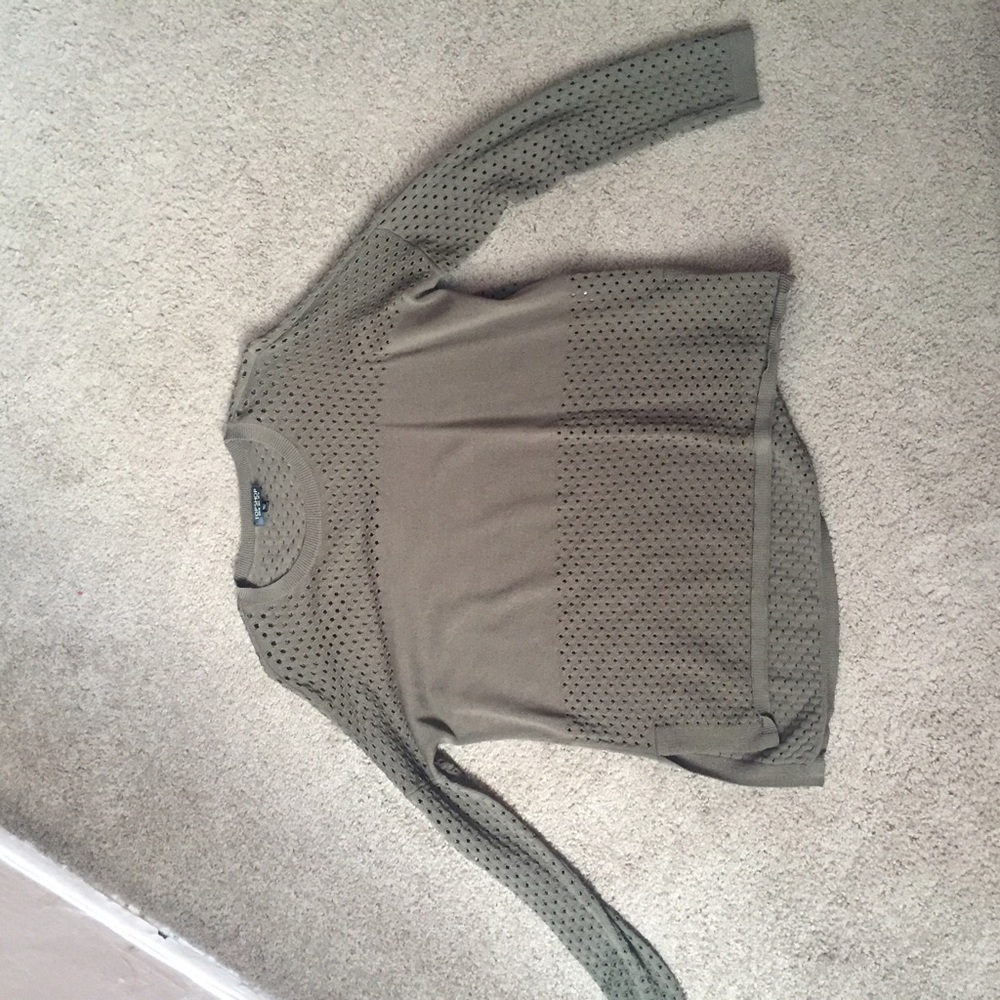 TOPSHOP MESH L/S SHIRT