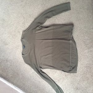 TOPSHOP MESH L/S SHIRT