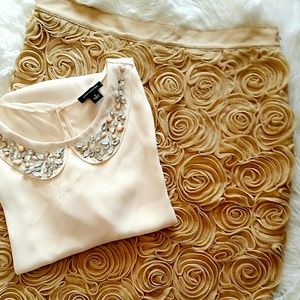 Banana Republic rosette skirt