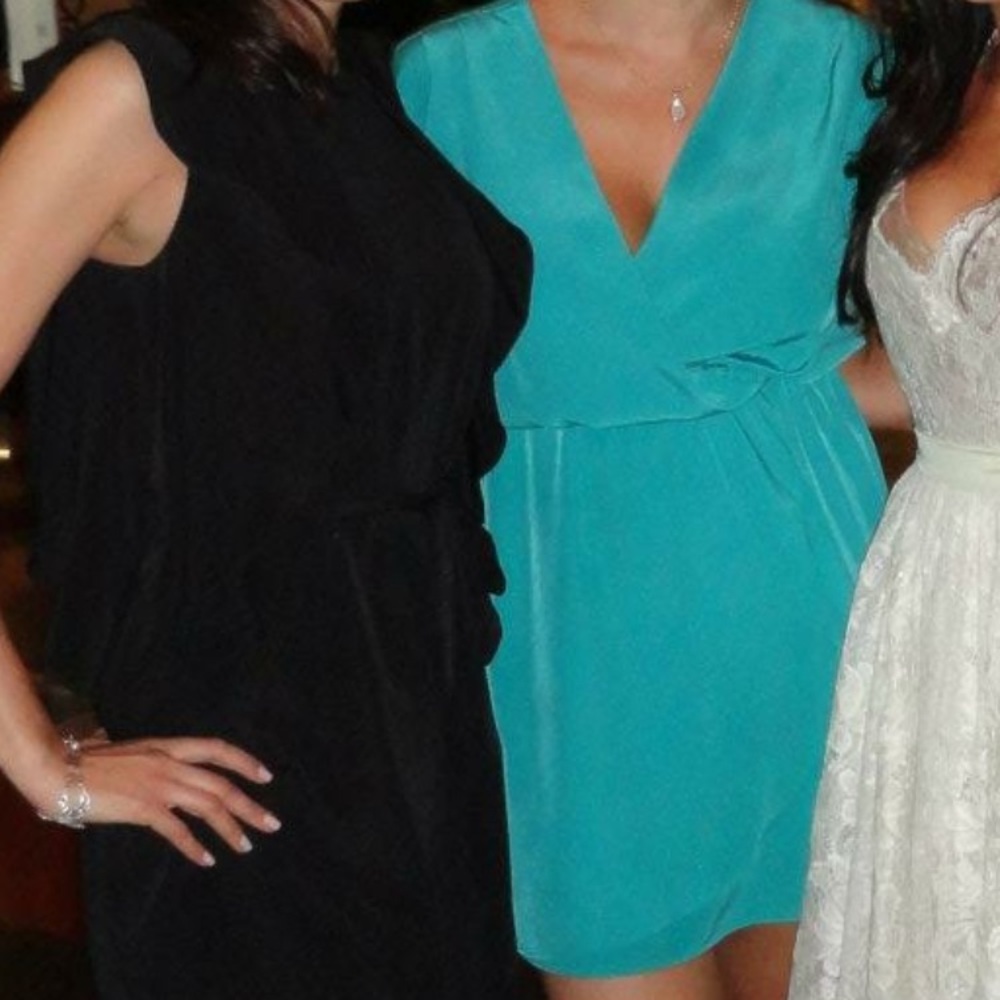 Aqua women's short dress.