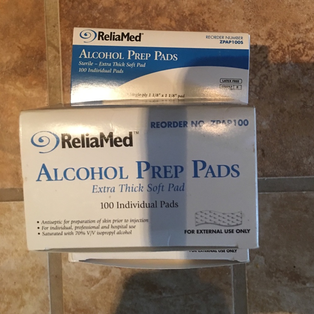 Alcohol prep pads