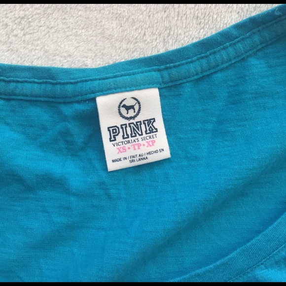 PINK Victoria's Secret Tops - VS pink crop t shirt size XS PINK Victoria's Secret Tops - VS pink crop t shirt size XS