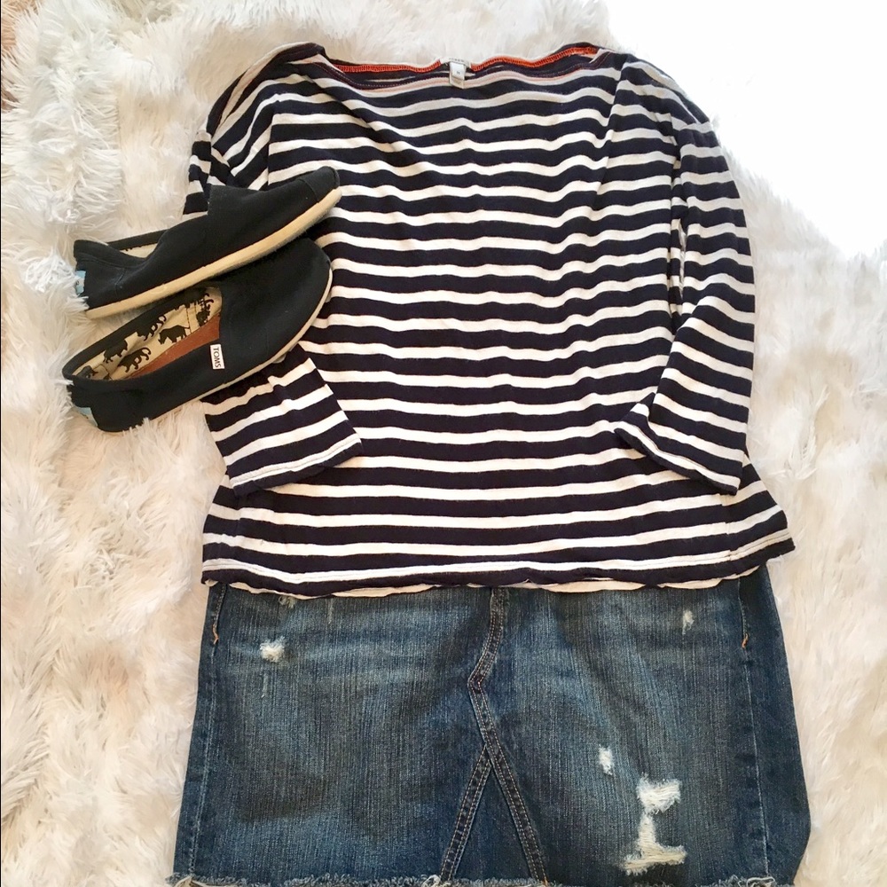 J. Crew striped t-shirt top