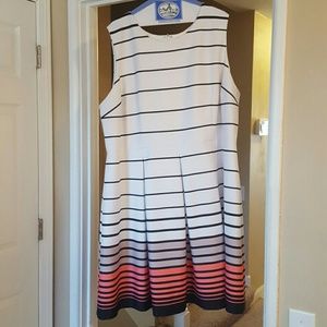 Lane Bryant Striped Dress Size 28 - Good Condition