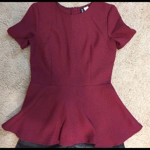 H&M Peplum Top