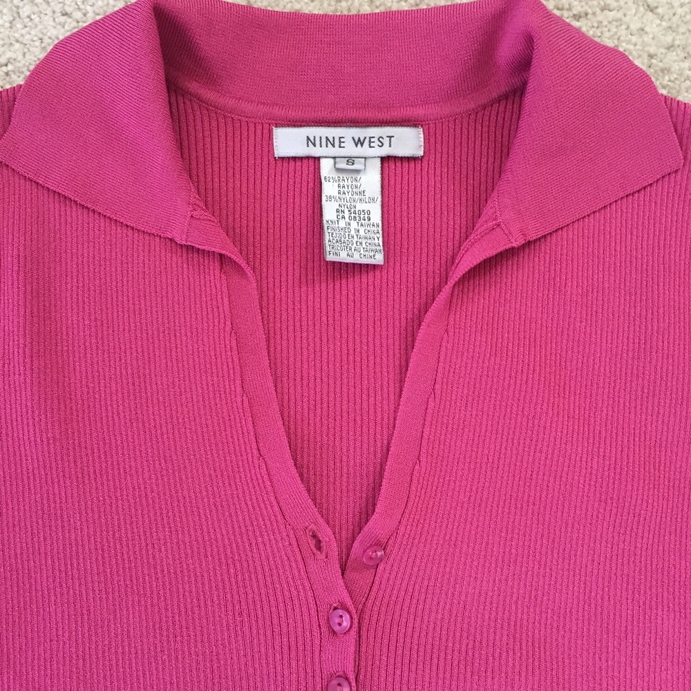 Nine West short sleeve sweater size S