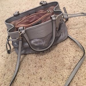 Grey Coach Tote/Crossbody purse