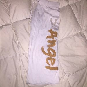 White Victoria secret sweatpants
