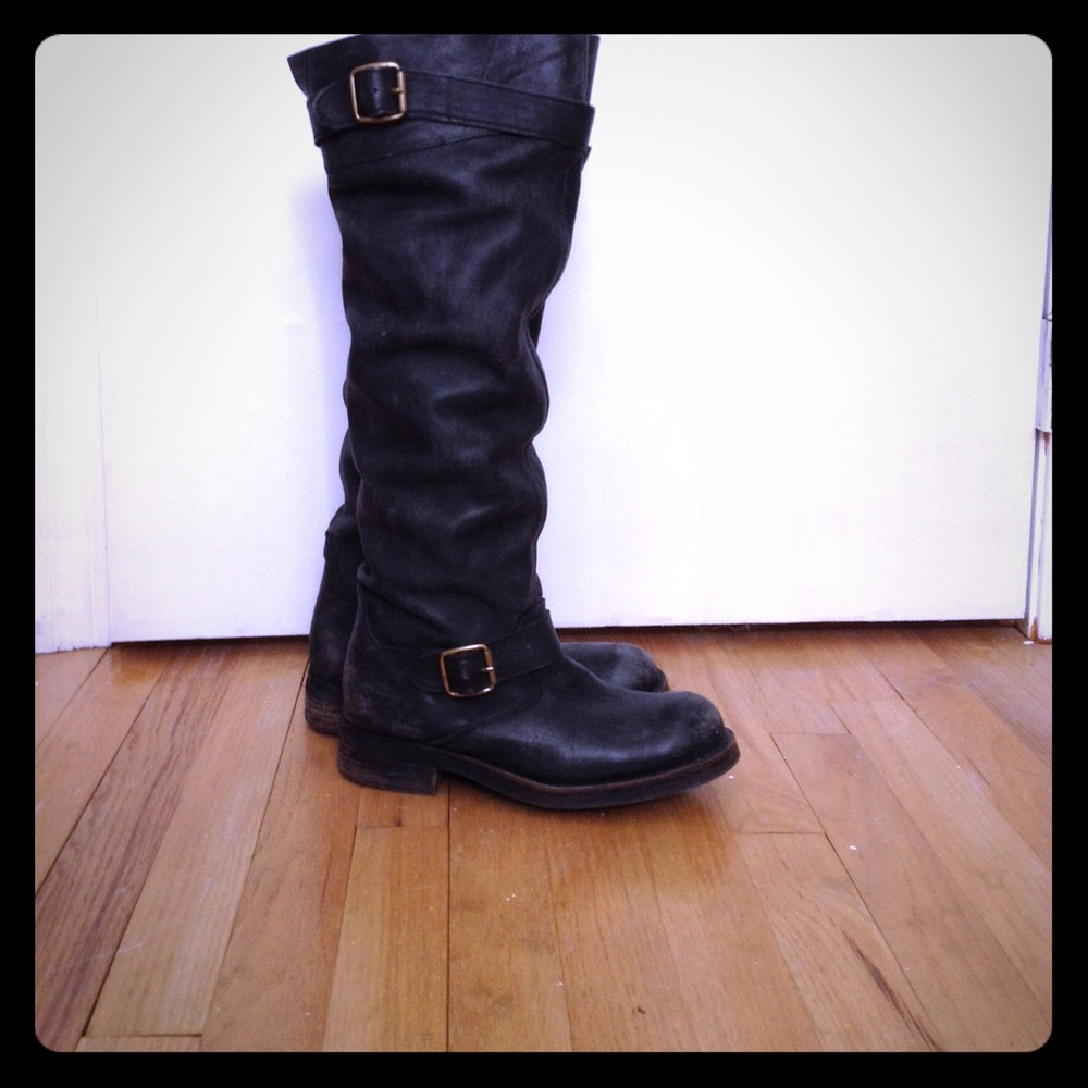 Jeffrey Campbell Moto Boots