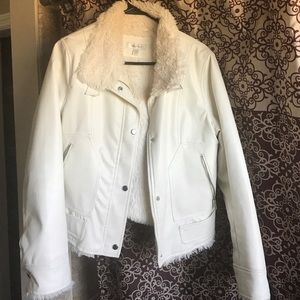Faux leather jacket