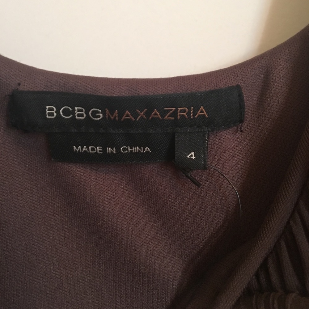 BCBGMAXAZRIA Brown sleeveless cocktail dress - Picture 2 of 3