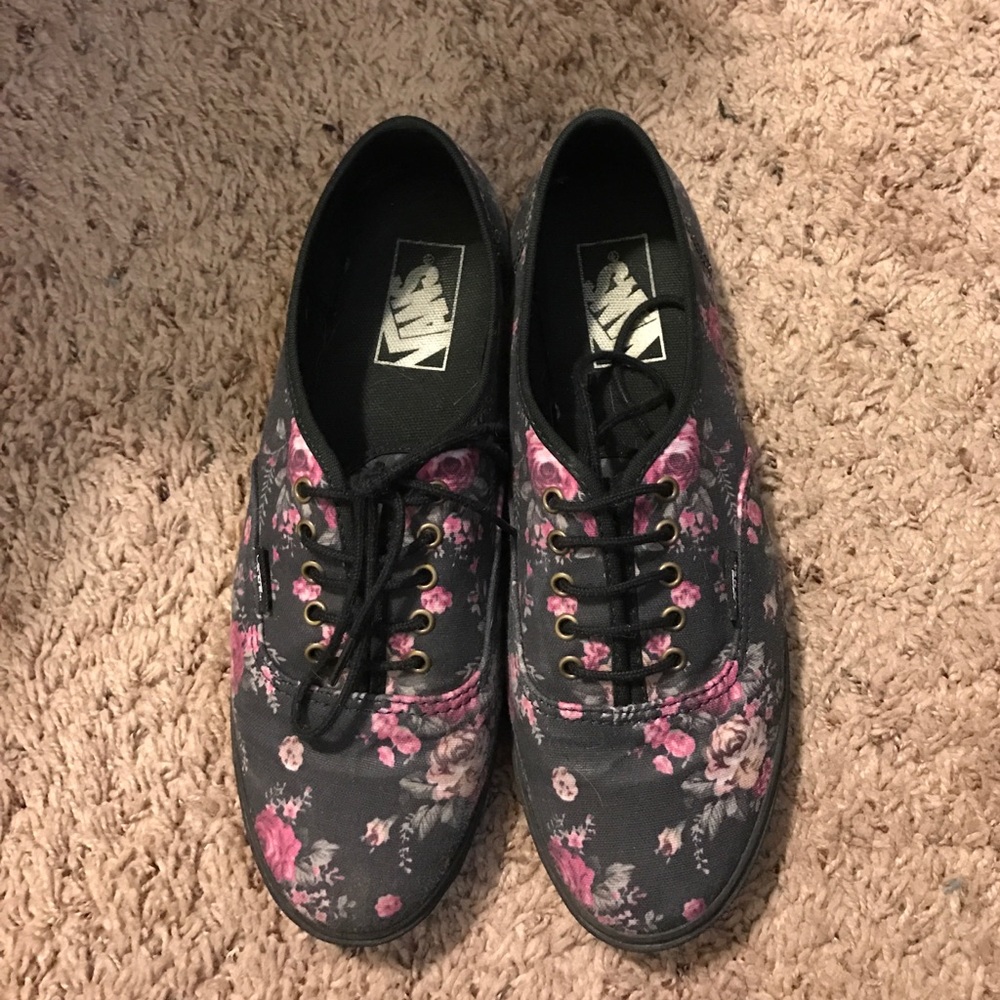 SOLD Floral Print Vans