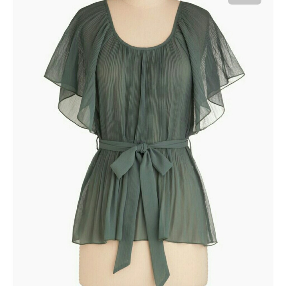 Elegant Pleated Blouse